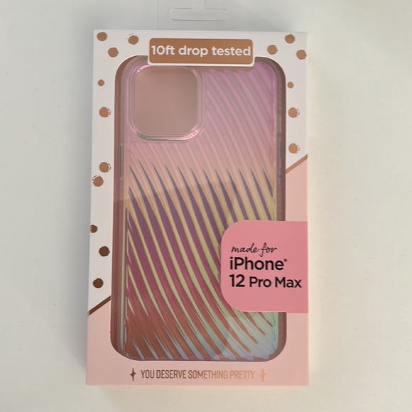 Iridescent Ridges Phone Case for iPhone 12 Pro Max - Picture 5 of 6